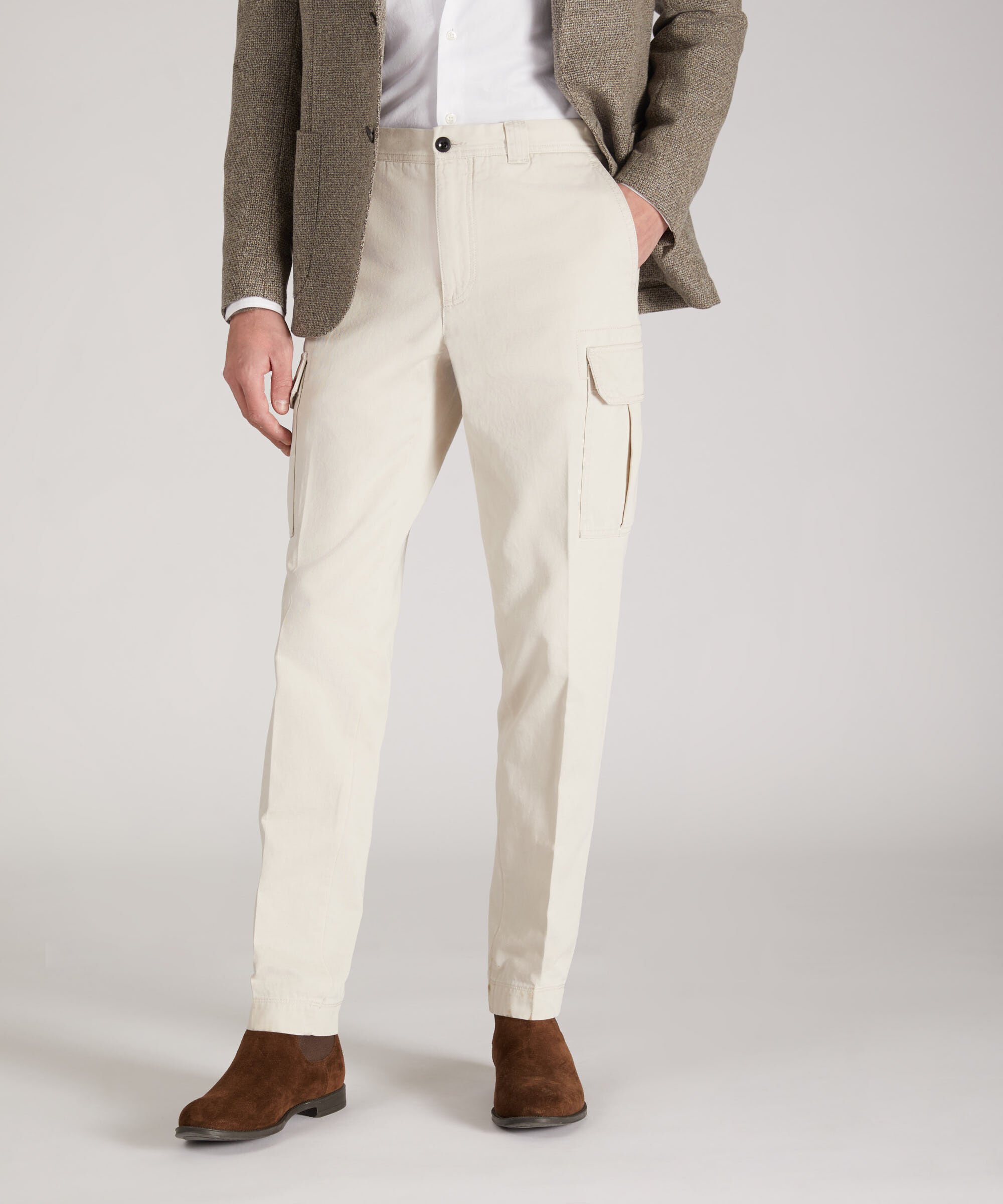 FOLK Tapered Cotton-Twill Drawstring Trousers for Men | MR PORTER